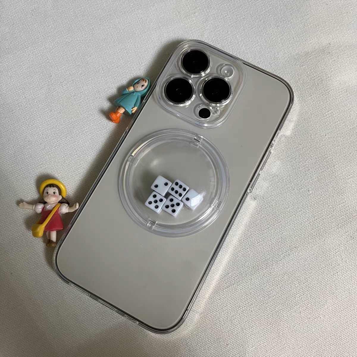 現貨出清  交際必備 透明骰盅 蘋果 iphone 14 pro max 手機殼 五顆骰子 軟殼    僅剩 iphone 14 pro max