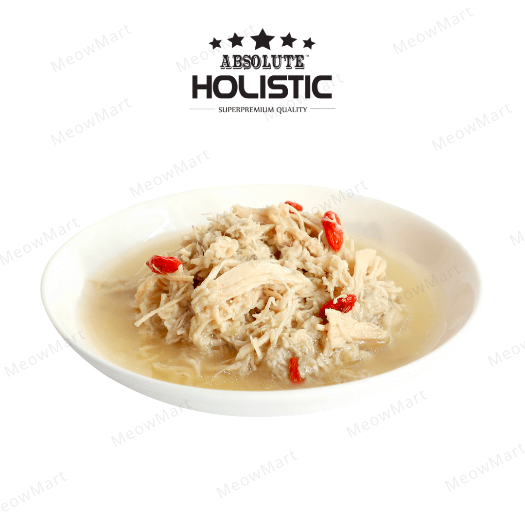 Absolute Holistic Complete Diet 頂級鮮肉濃湯主食罐 (雞肉+杞子)150g