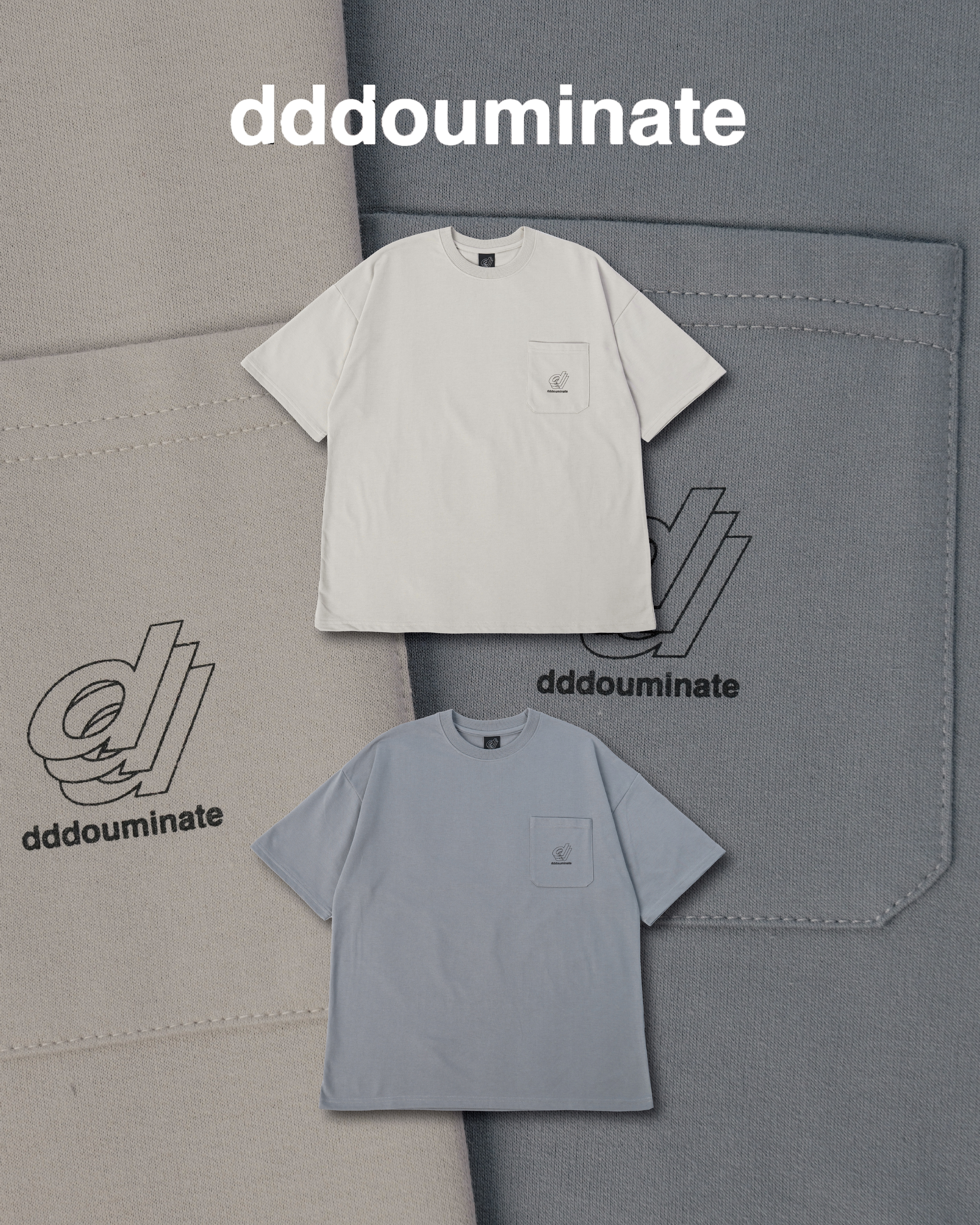 dddouminate 3d logo pocket Tee