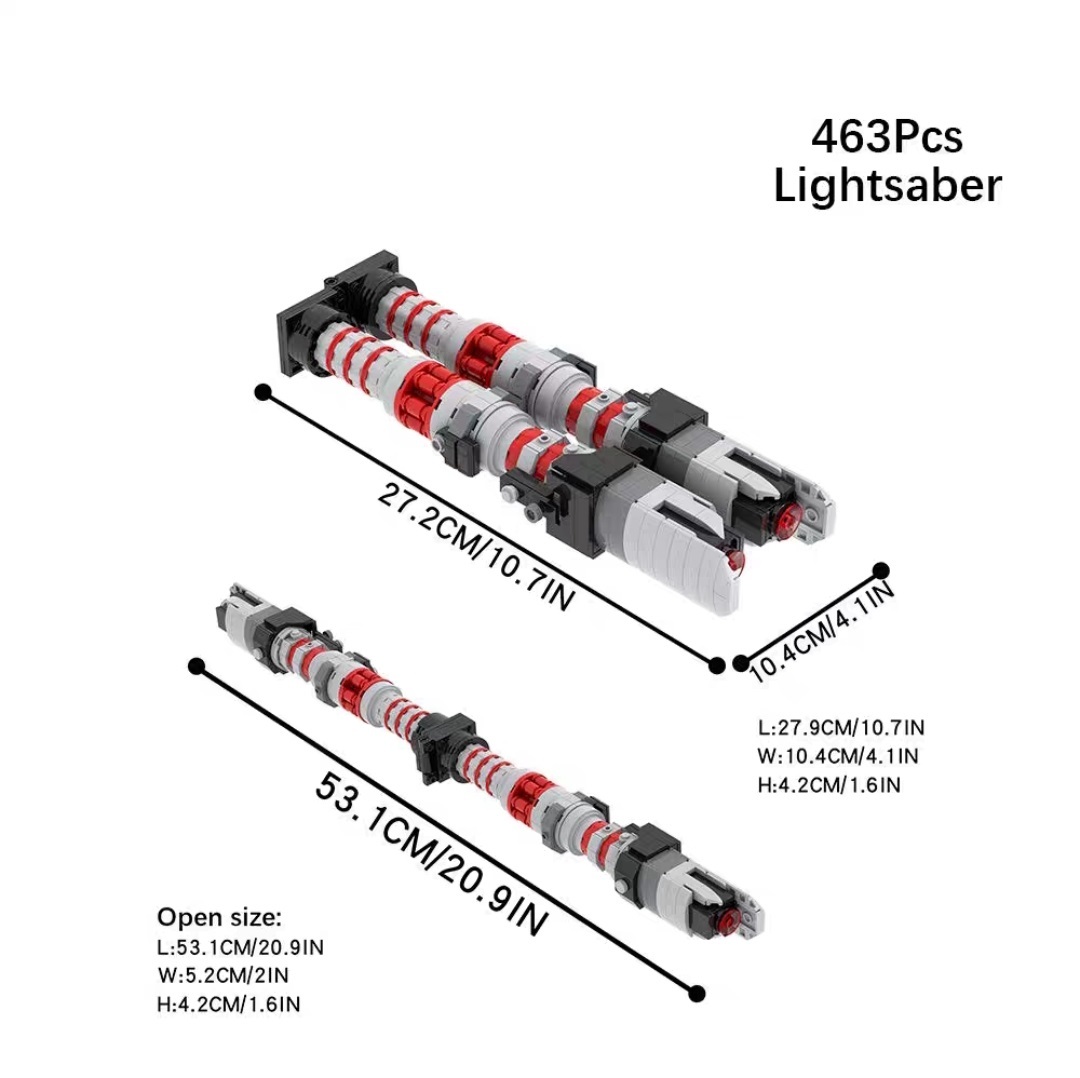 MOC Lightsaber Star Wars Buildings Set Fit Lego NO BOX MOC2088