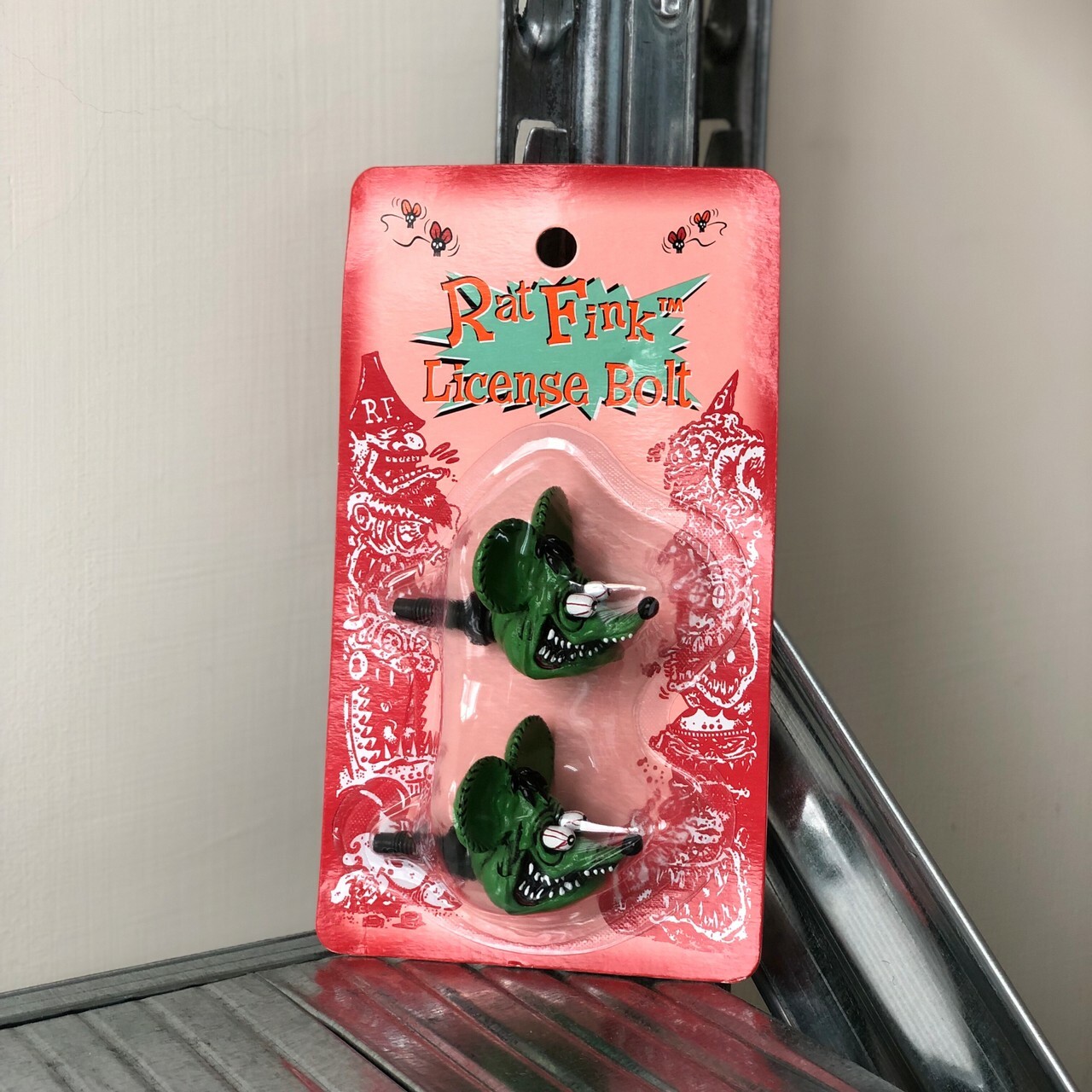 RAT FINK 芬克鼠車牌螺絲