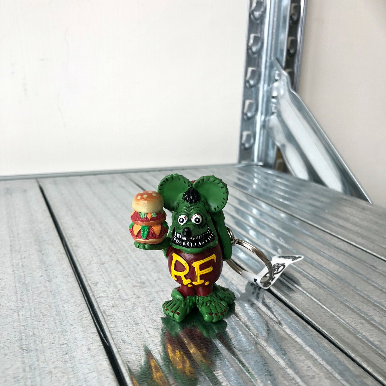 RAT FINK 芬克鼠漢堡吊飾