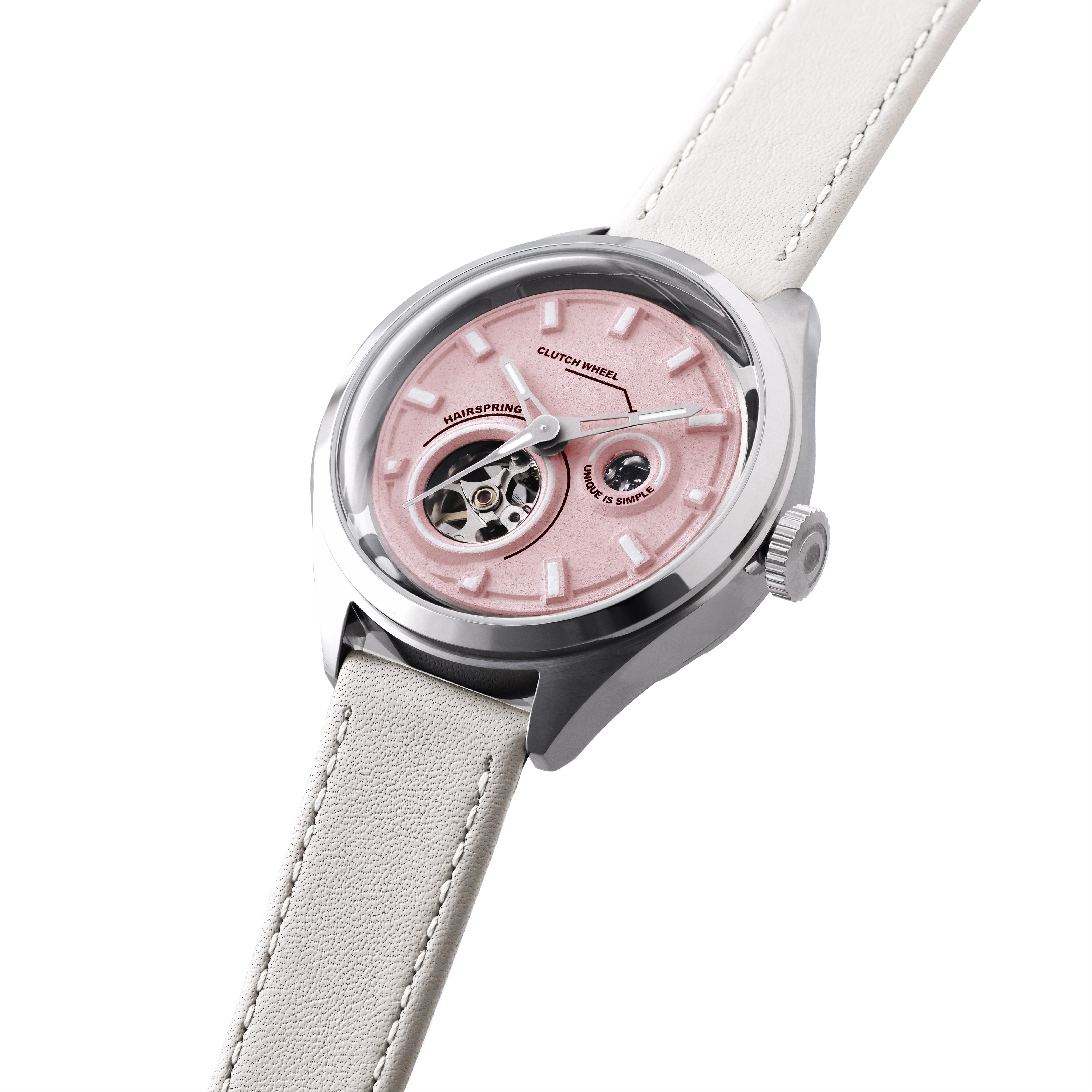 TACS Architecture 水泥面 紅莓粉 機械錶 41mm TS2301B