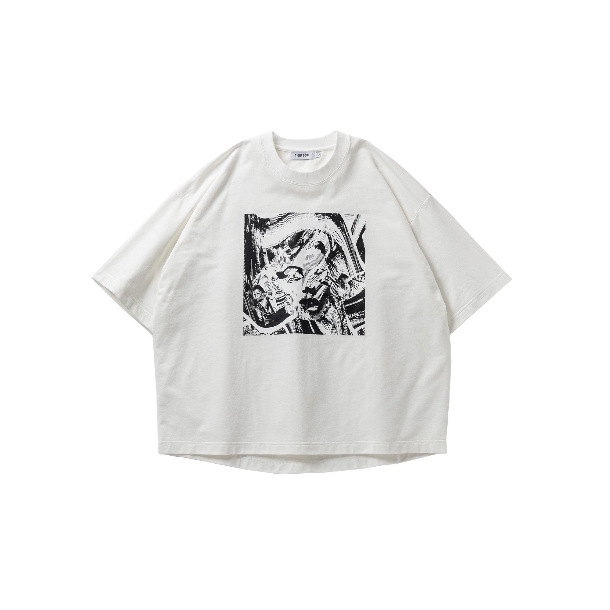 TIGHTBOOTH - Blond Tee - White