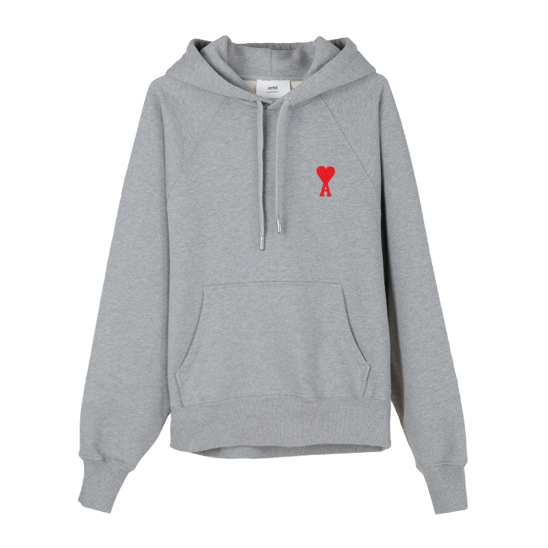 AMI Logo 刺繡連帽衛衣 -T