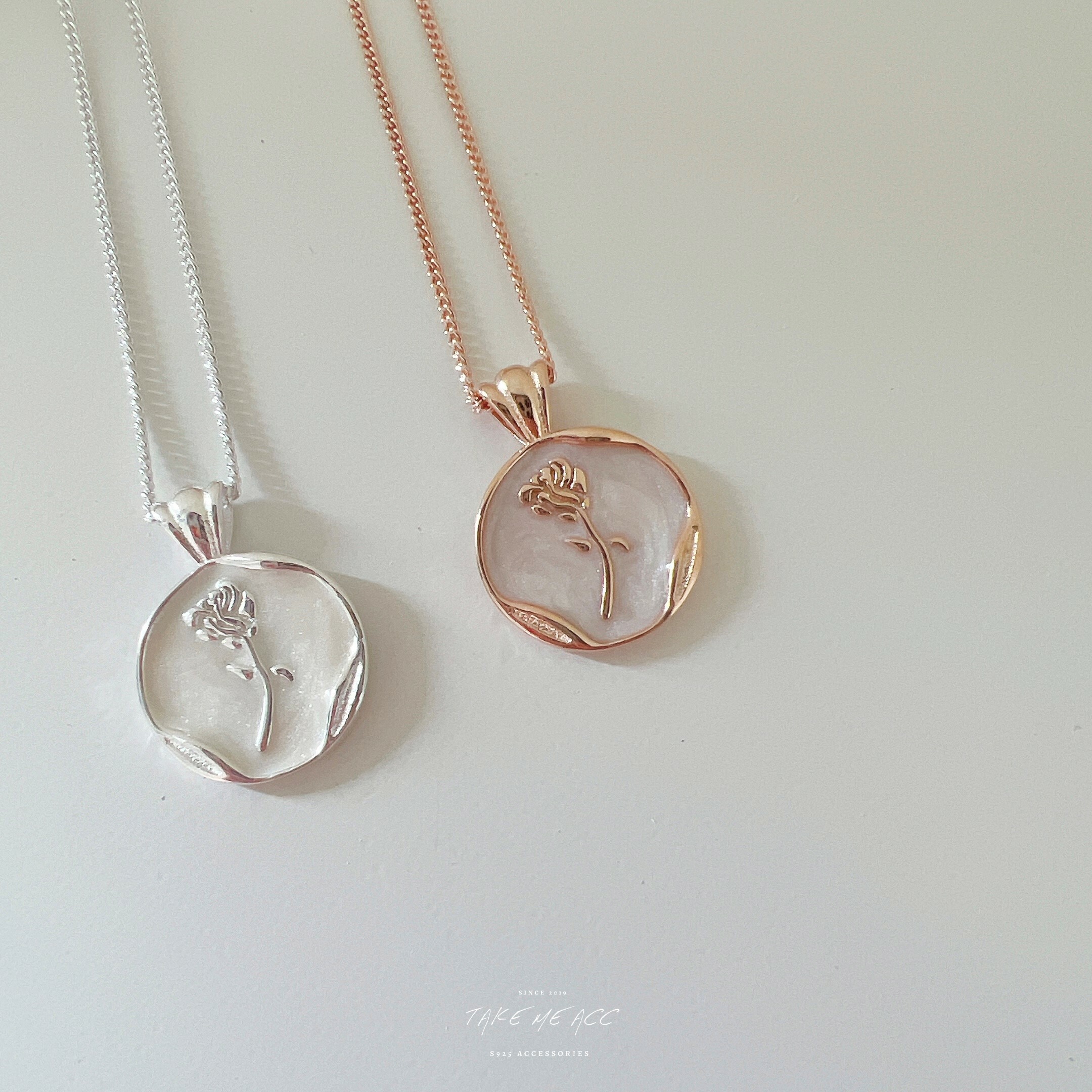 細節滿滿的純銀項鍊｜ 韓國連線