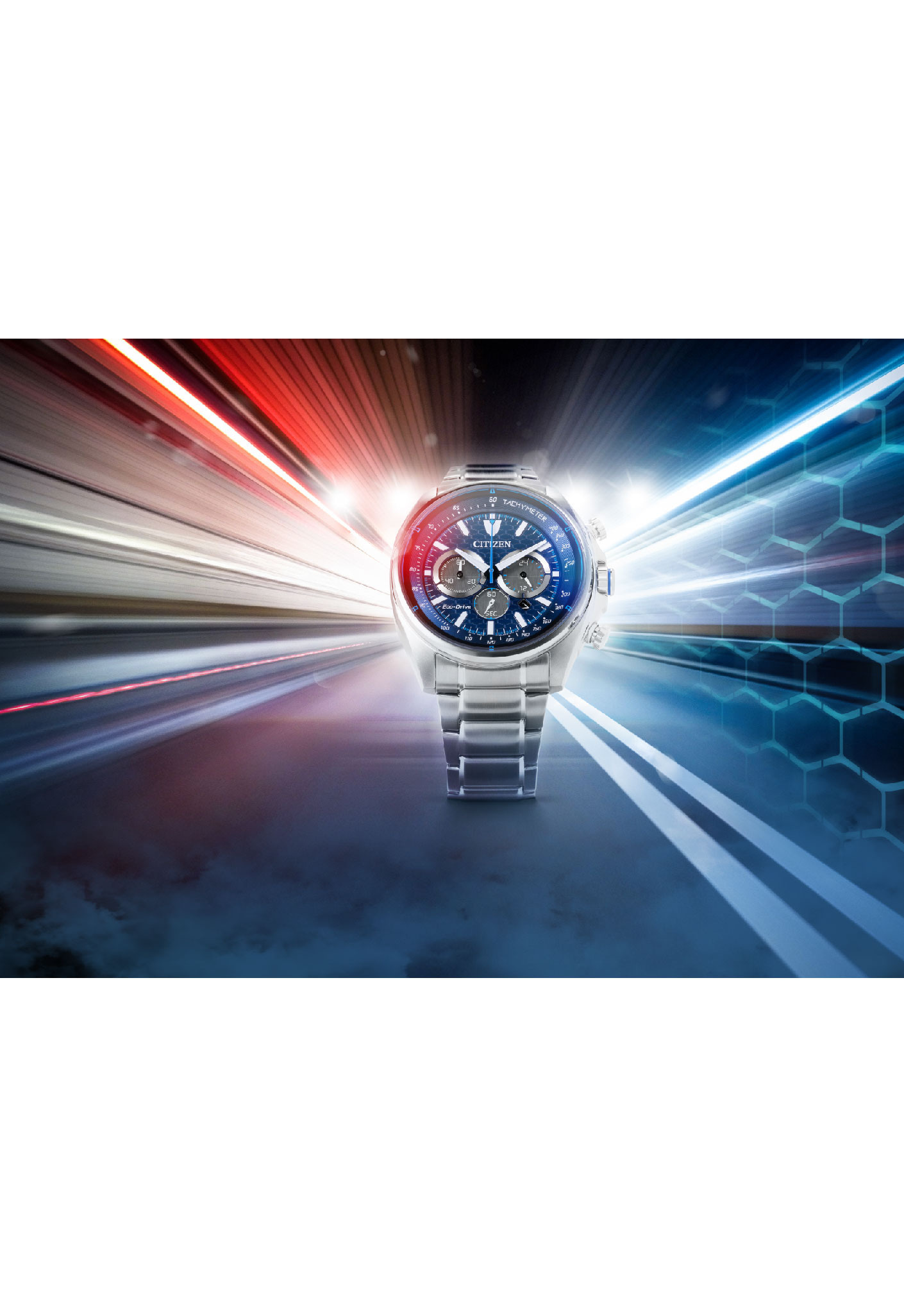 萬年鐘錶 - Citizen 星辰錶  光動能男錶  CA4560-81L 錶徑44.75MM