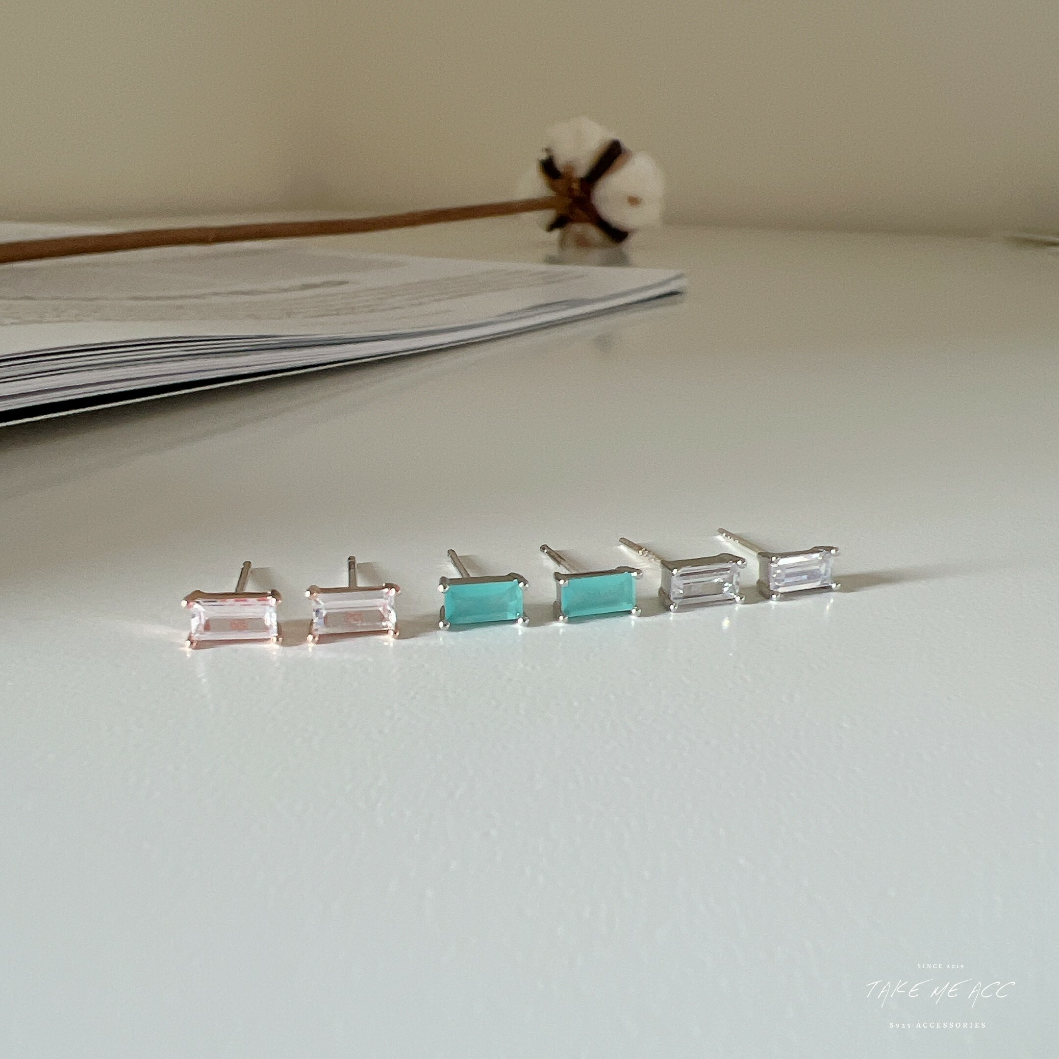 妳們許願的若有似無款迷你純銀耳環｜韓國連線