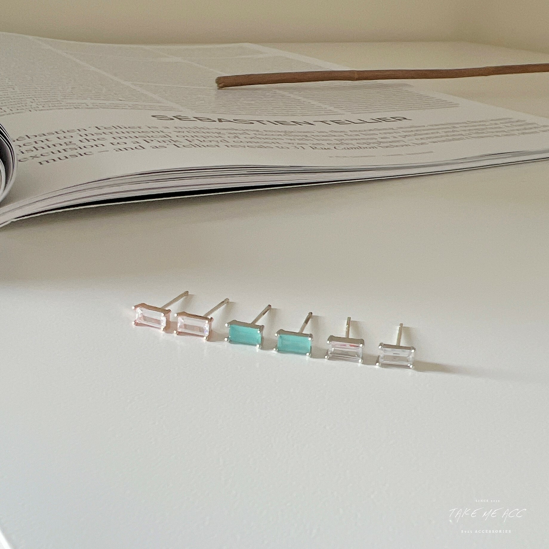 妳們許願的若有似無款迷你純銀耳環｜韓國連線