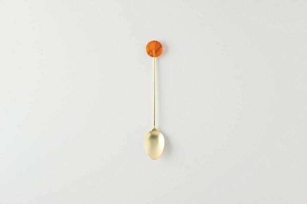 圓形琥珀 12公分甜點湯匙｜日本Tsubame-Sanjo 燕三條