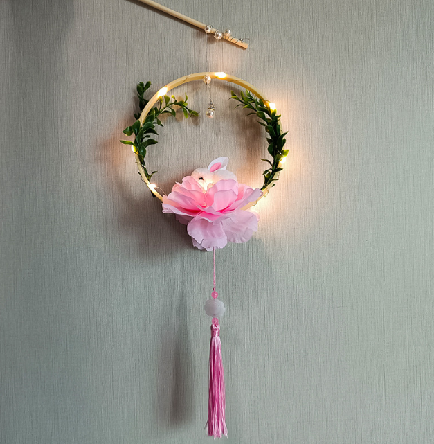 Malaysia手工兔子中秋灯笼diy材料包