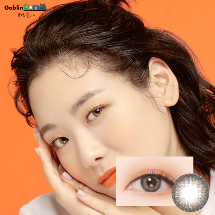 [月拋特薄][防UV] LENSSIS 1 Month HAVANA Warm Gray 月拋彩妝隱形眼鏡｜每盒2片