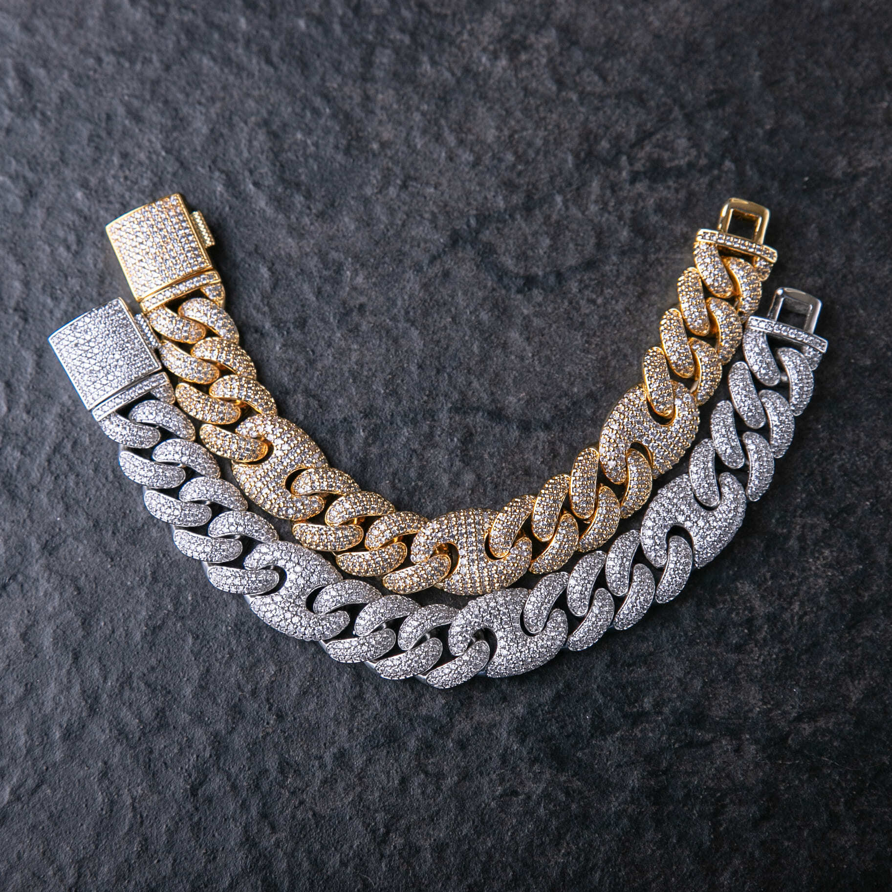 15mm豬鼻造型古巴手鍊