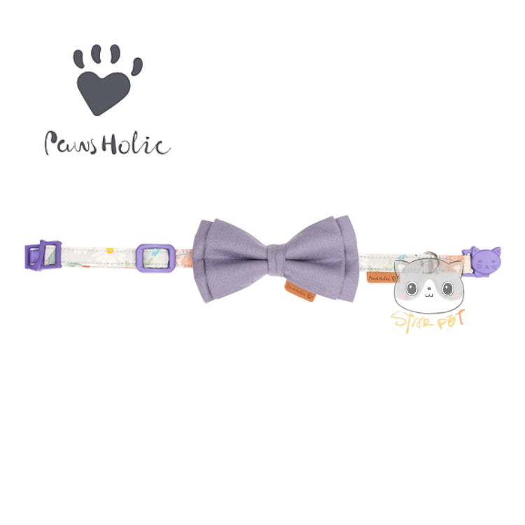 PawsHolic Dream Garden Cotton Cat Collar (Detachable Butterfly)