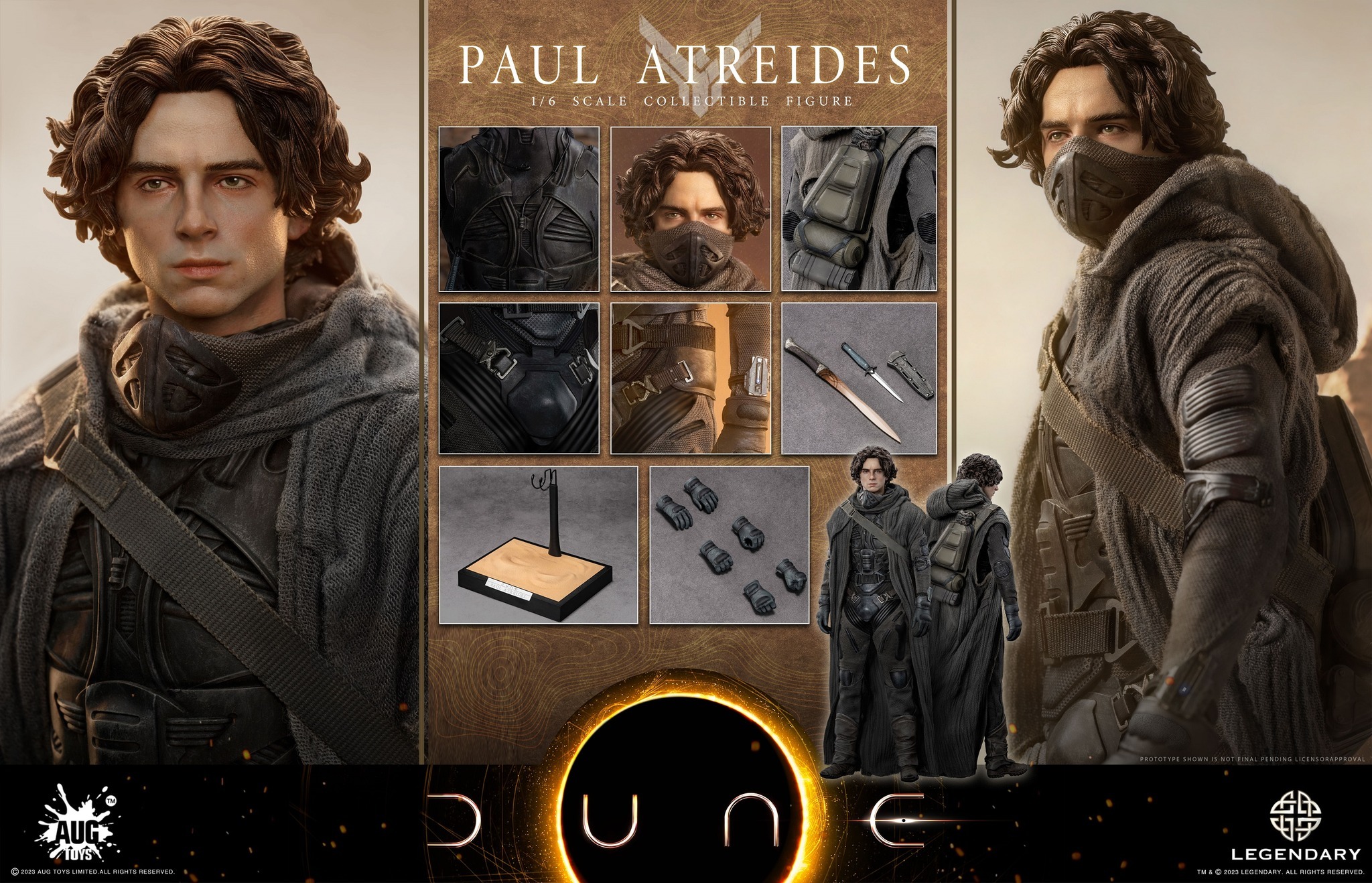 AUG TOYS DL003 1/6 Dune - Paul Atreides (Distillation Suit)（現貨）