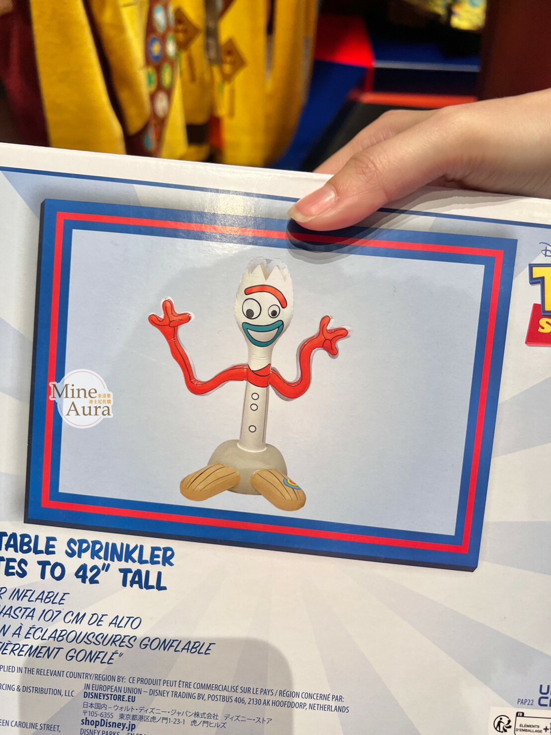 叉奇 Forky 充氣 玩具 玩具總動員 Toy Story -香港迪士尼樂園