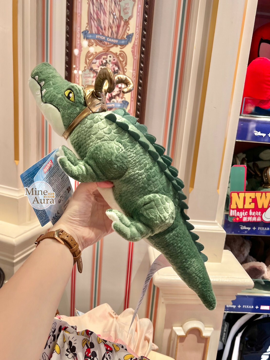 洛基 Loki 鱷魚 娃娃 玩偶 漫威 Marvel -香港迪士尼樂園