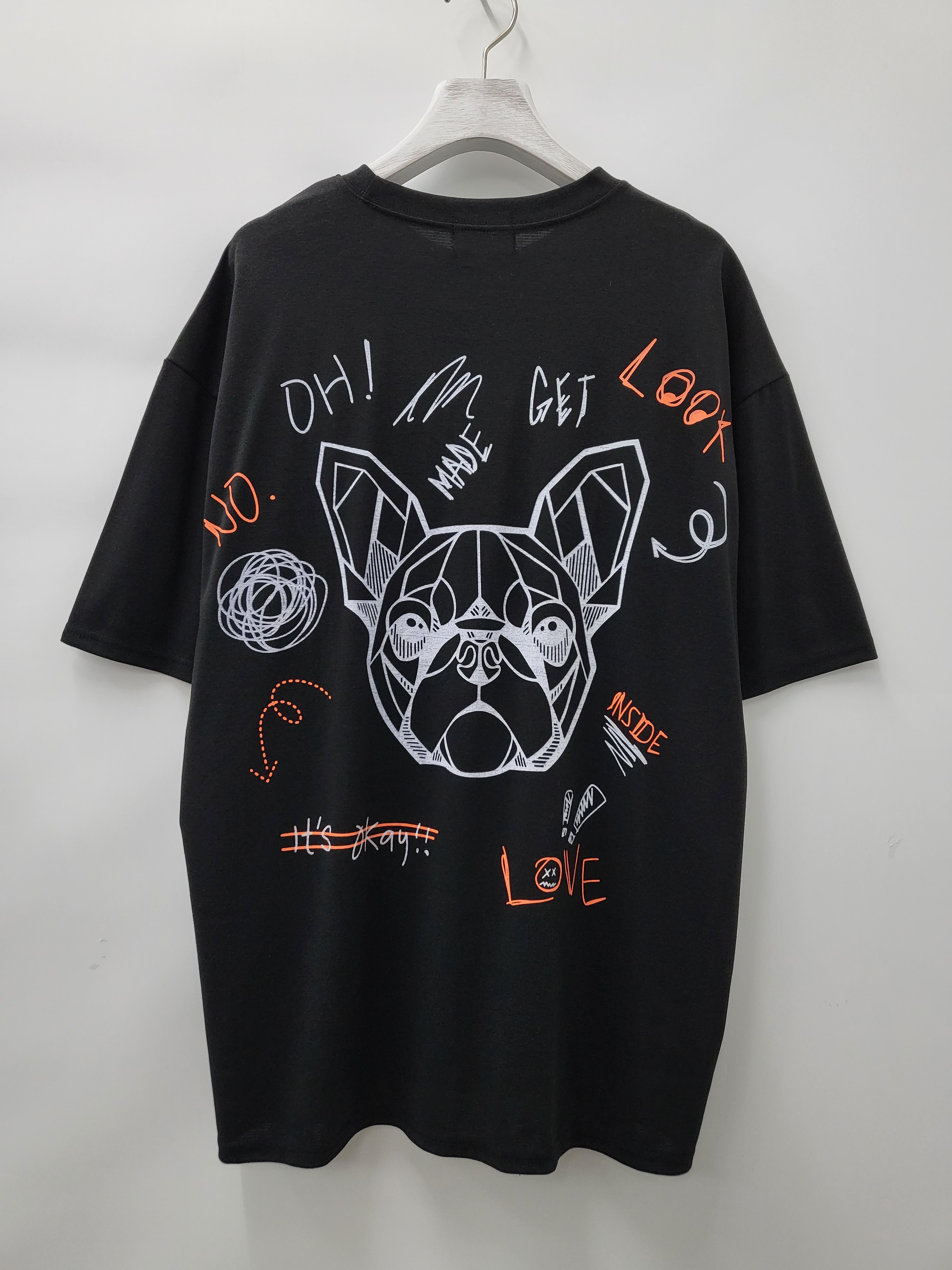 狗仔圖案短袖Tee T5029