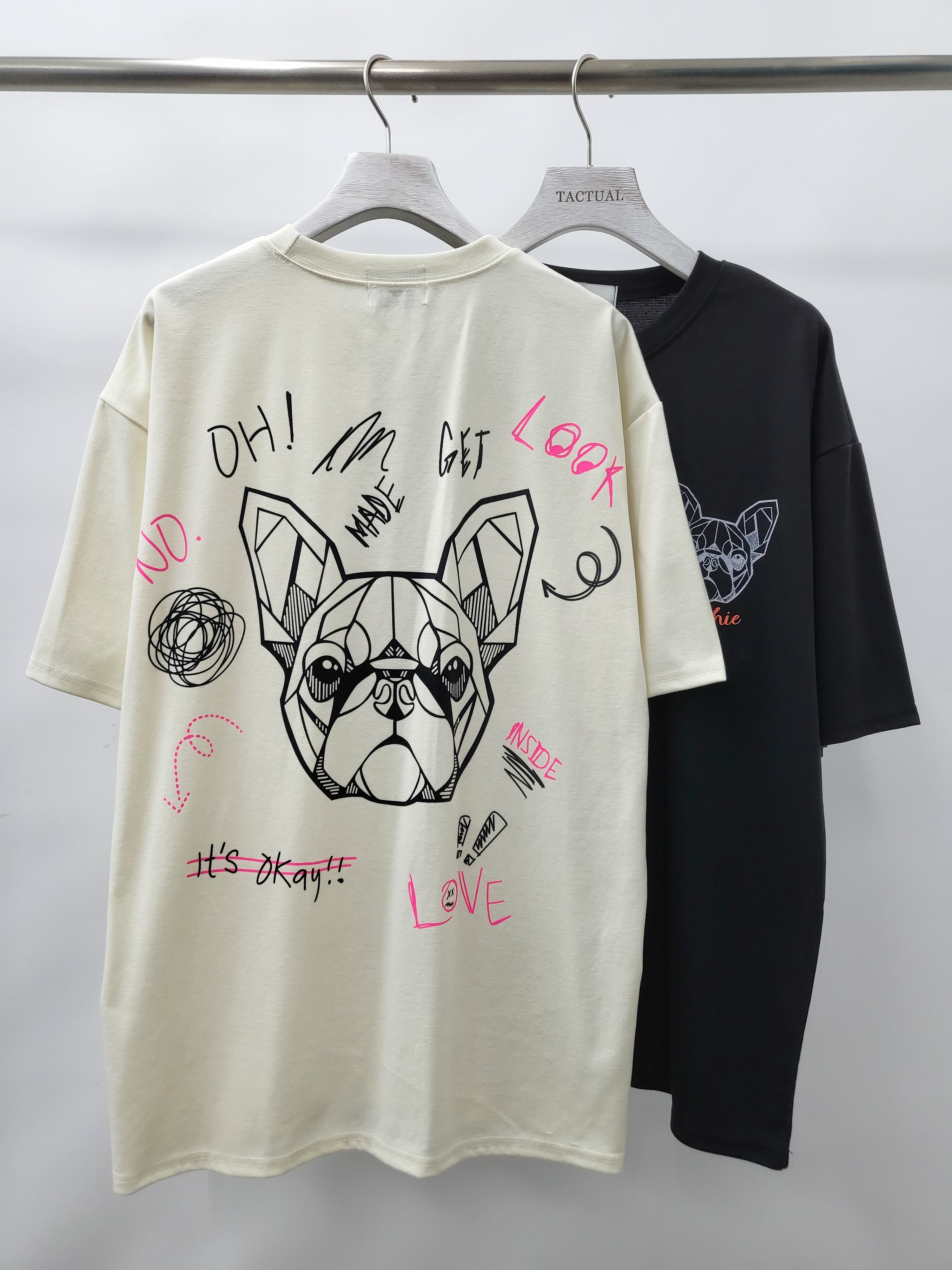 狗仔圖案短袖Tee T5029