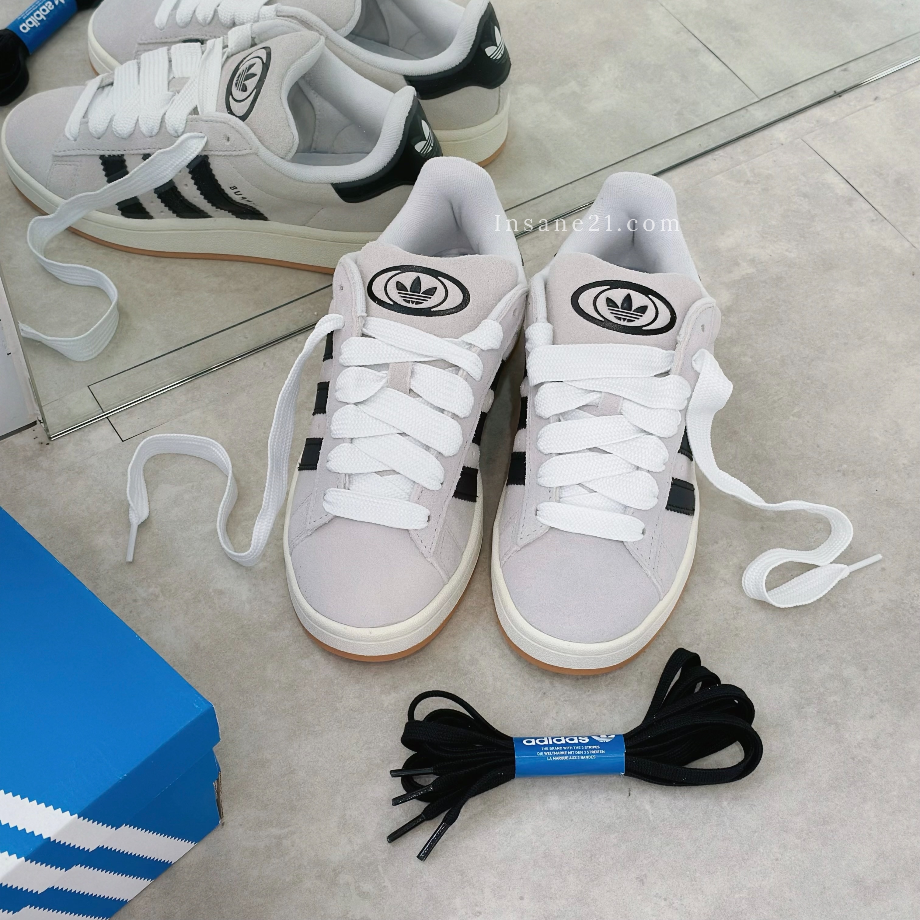 ADIDAS ORIGINAL CAMPUS 00S 卡其灰黑 奶油底 復古 GY0042