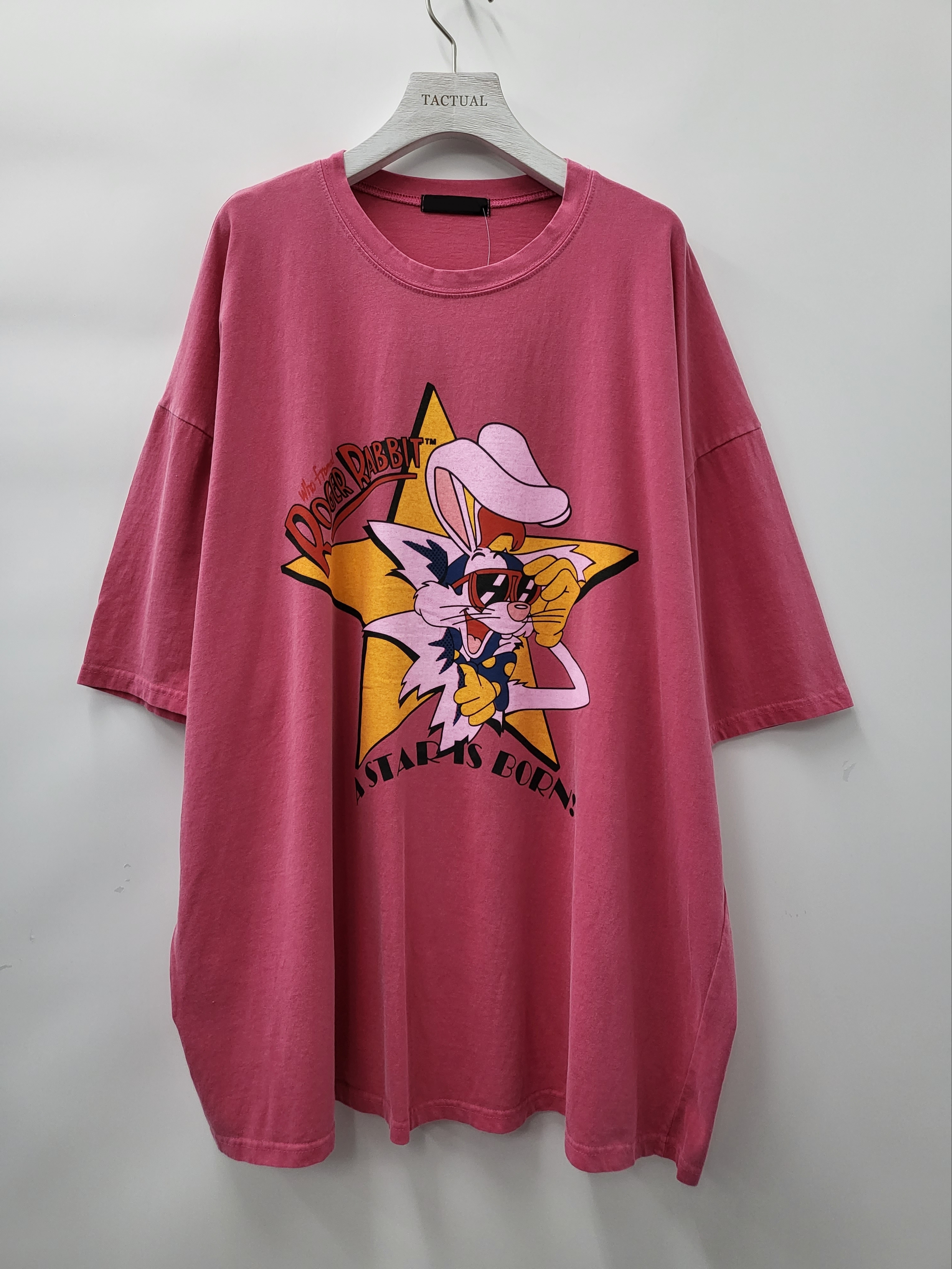 Oversize Roger Rabbit圖案短袖Tee T5008