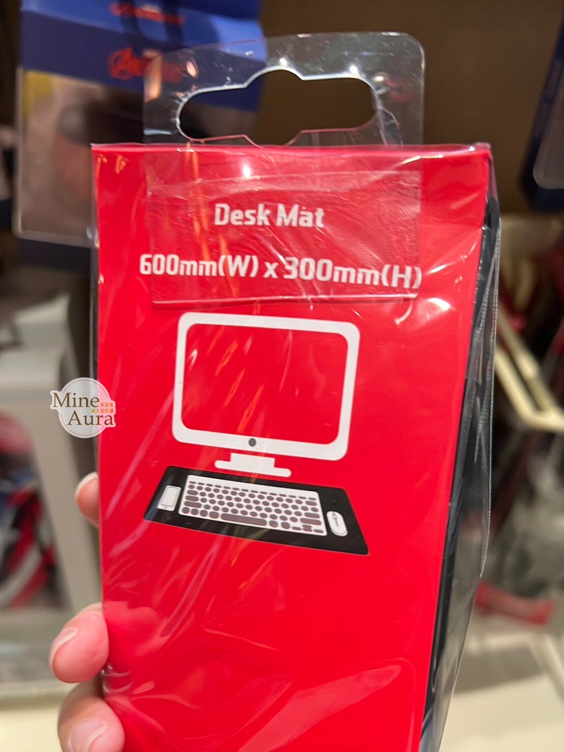 鋼鐵人 Iron Man 地球 剪影圖案 桌墊 滑鼠墊 漫威 Marvel -香港迪士尼樂園