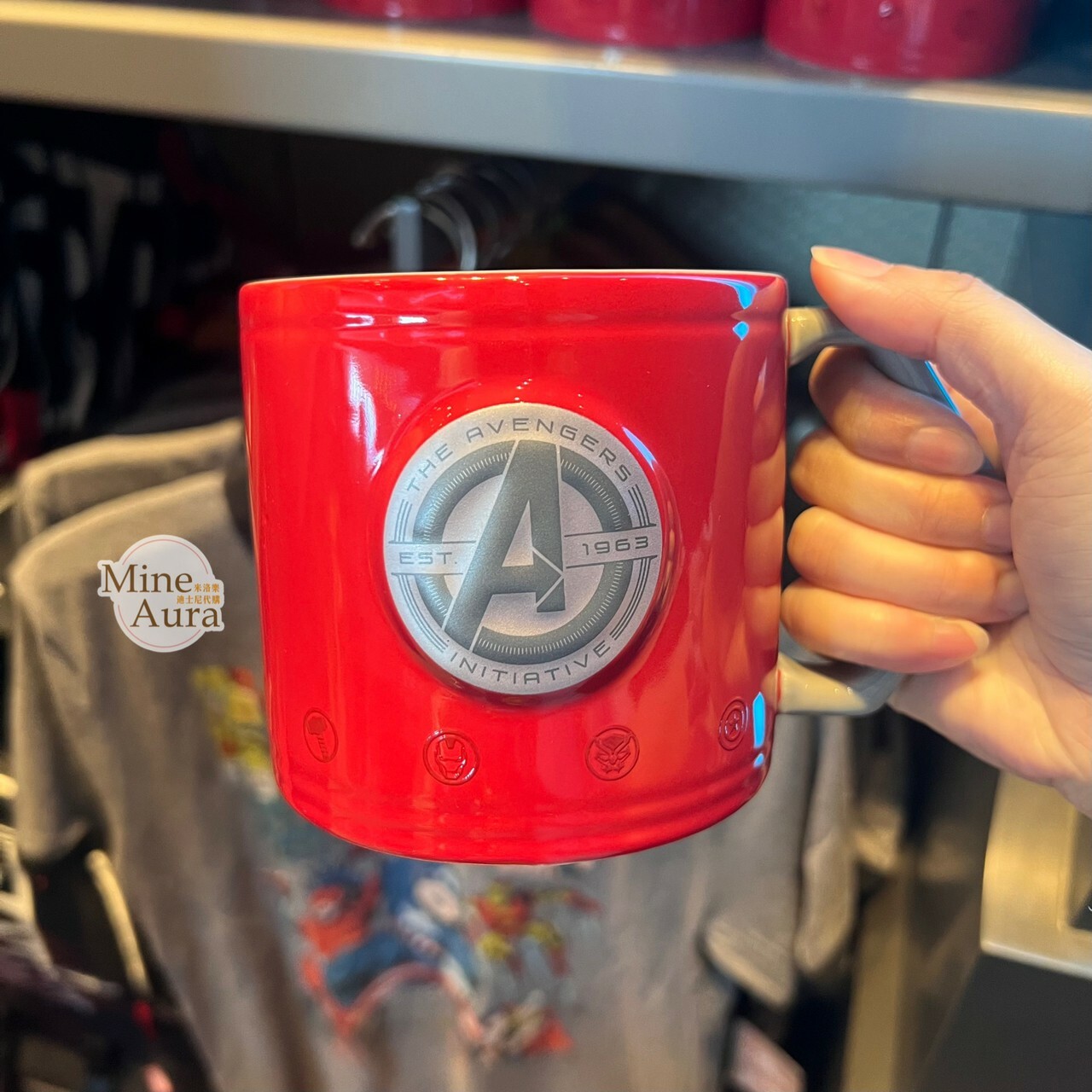 復仇者聯盟 The Avengers 神盾局 S.H.I.E.L.D. Logo標誌 圖案 馬克杯 水杯 漫威 Marvel -香港迪士尼樂園