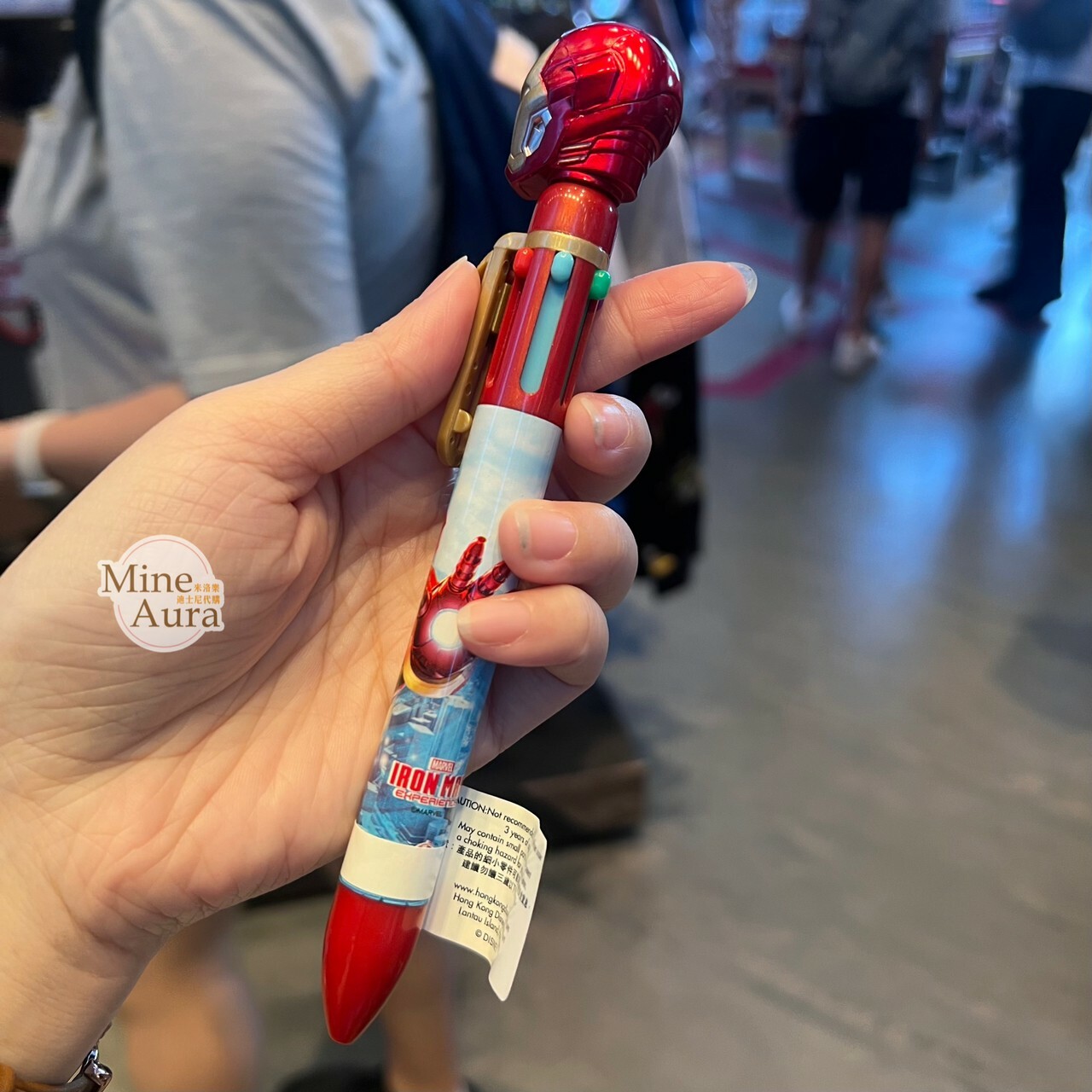 鋼鐵人 Iron Man 大頭 造型 多色 圓珠筆 漫威 Marvel -香港迪士尼樂園