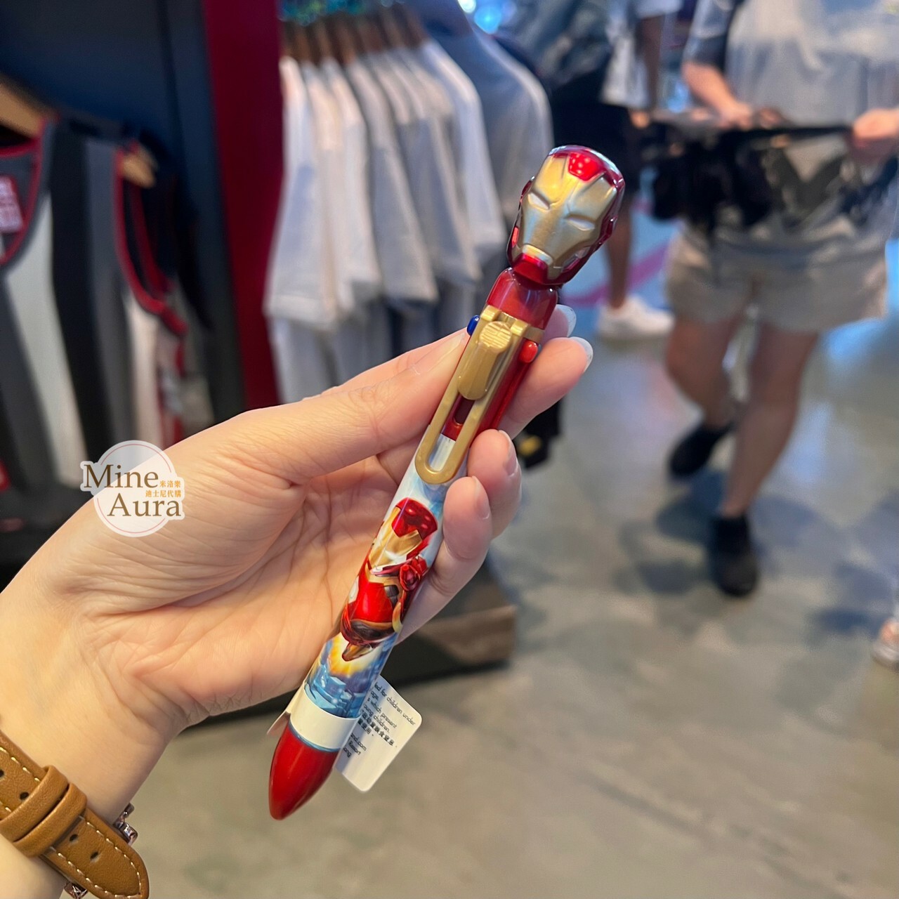 鋼鐵人 Iron Man 大頭 造型 多色 圓珠筆 漫威 Marvel -香港迪士尼樂園