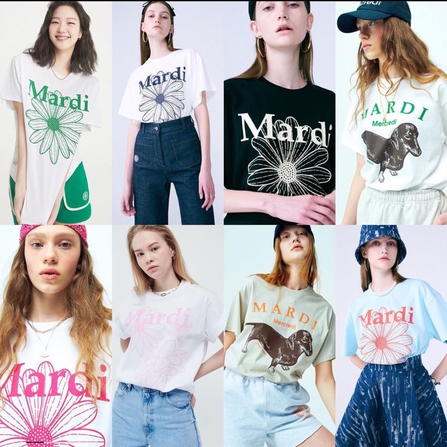 【Luxury】Mardi Mercredi 法國小眾品牌 Jennie 金高銀 李聖經 短袖 漸層大花花 小雛菊 TEE