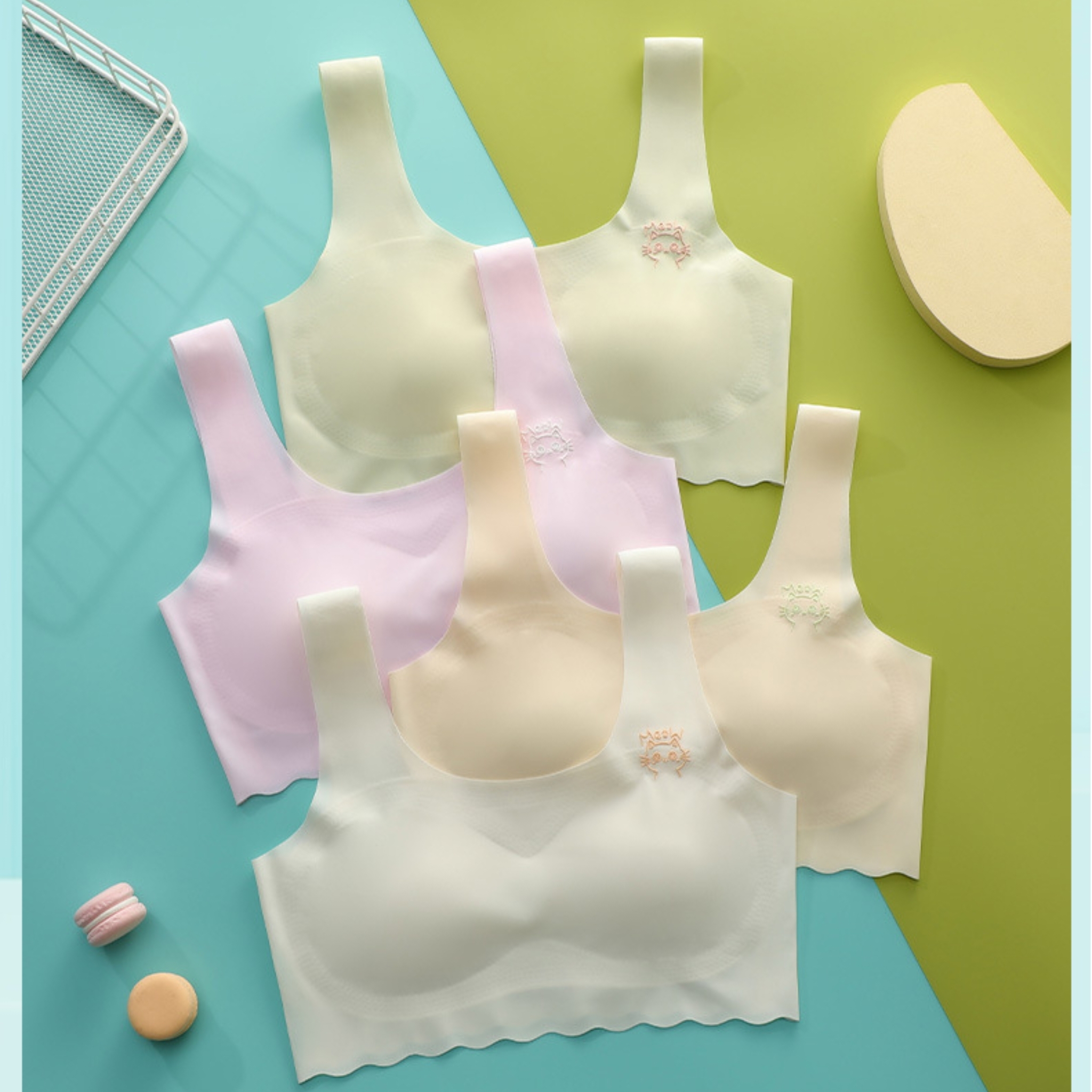 二階段 冰絲無痕少女內衣