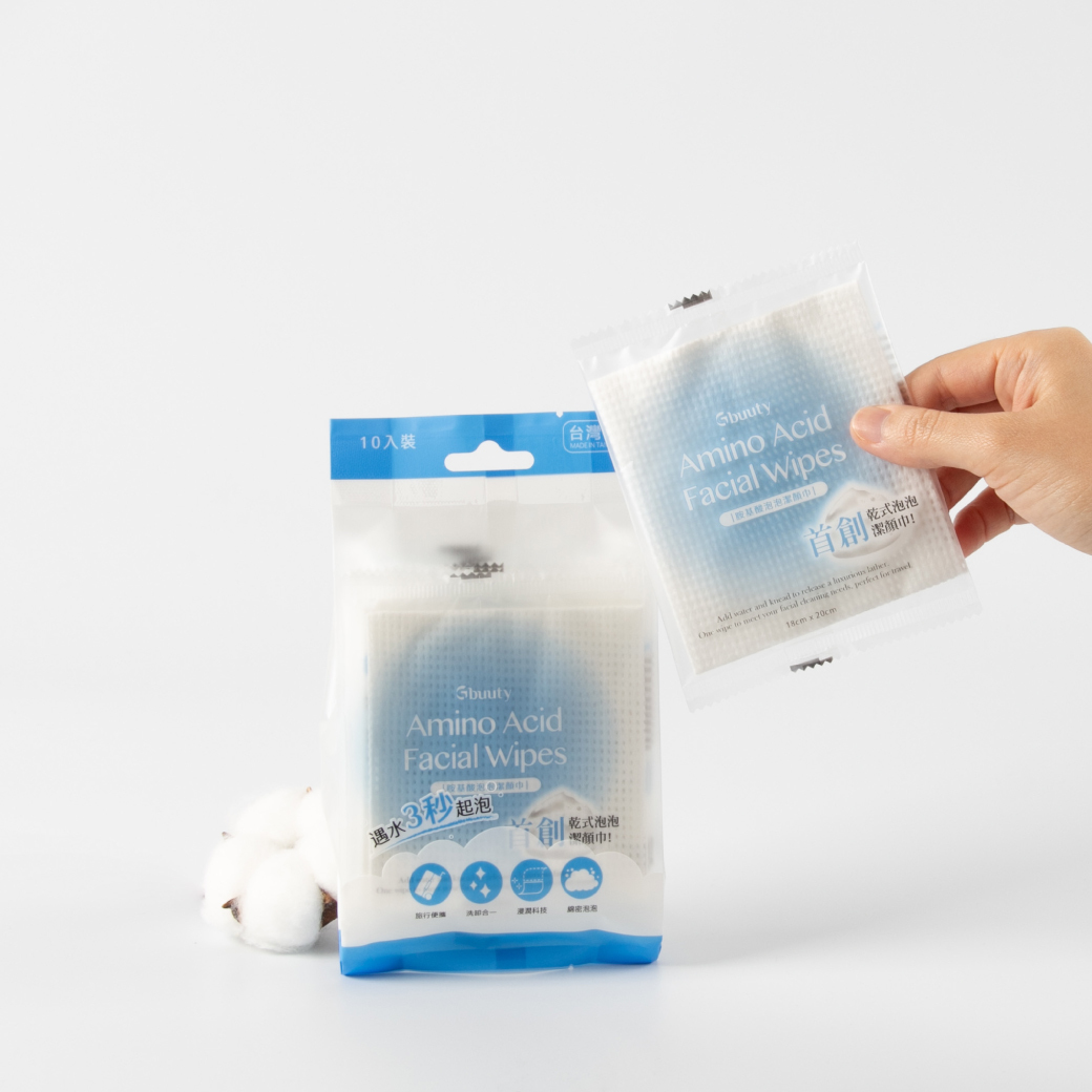 胺基酸泡泡潔顏巾_居美媞