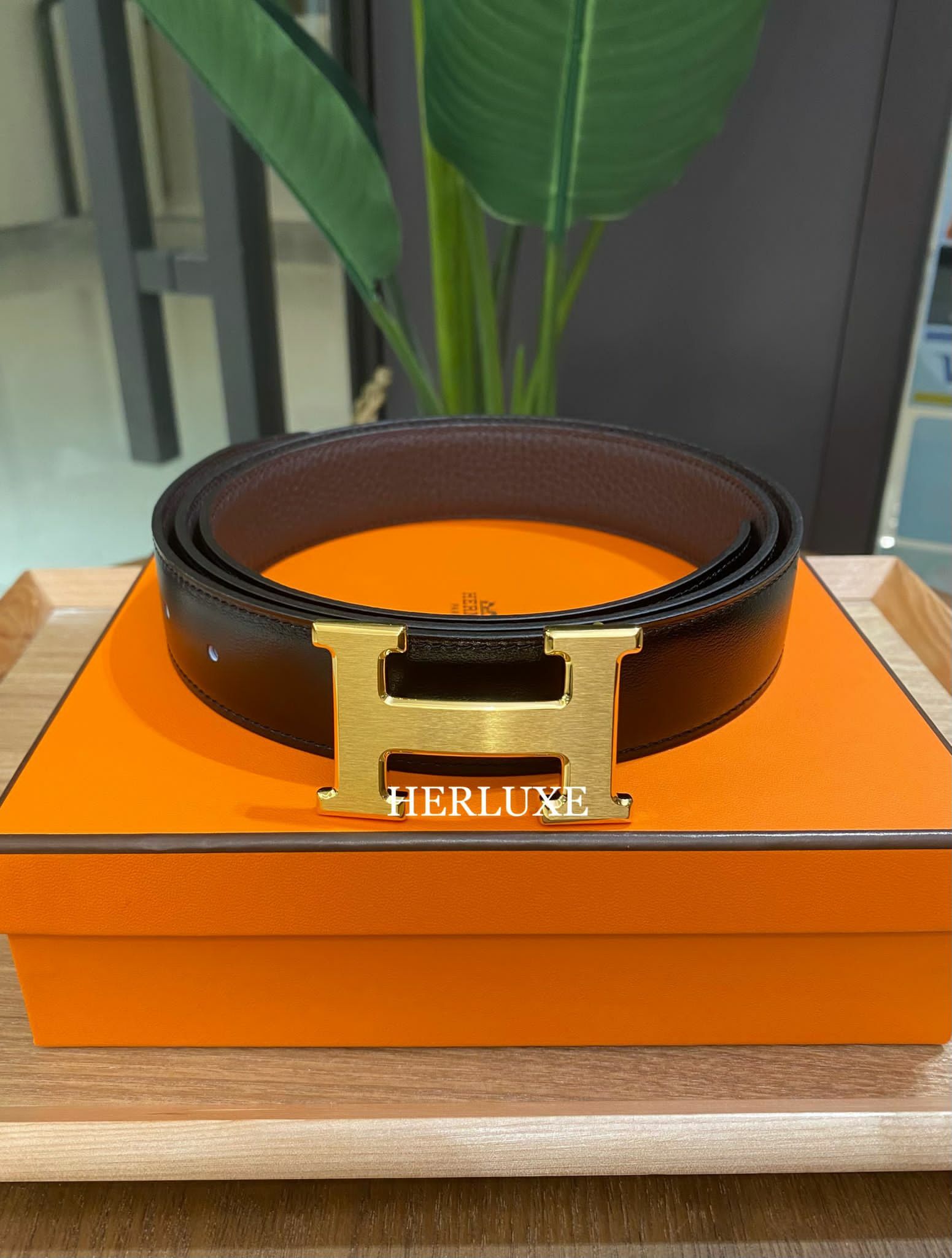 H belt 32mm CM (可選擇皮帶顏色及長度)