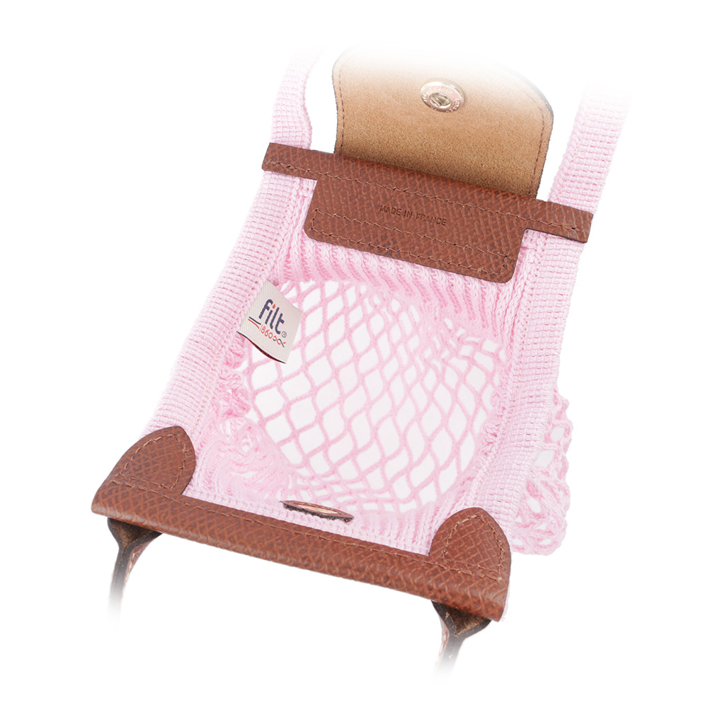 【LONGCHAMP】XS號 LE PLIAGE FILET 二用漁網包(粉色) 10139 HVH 018