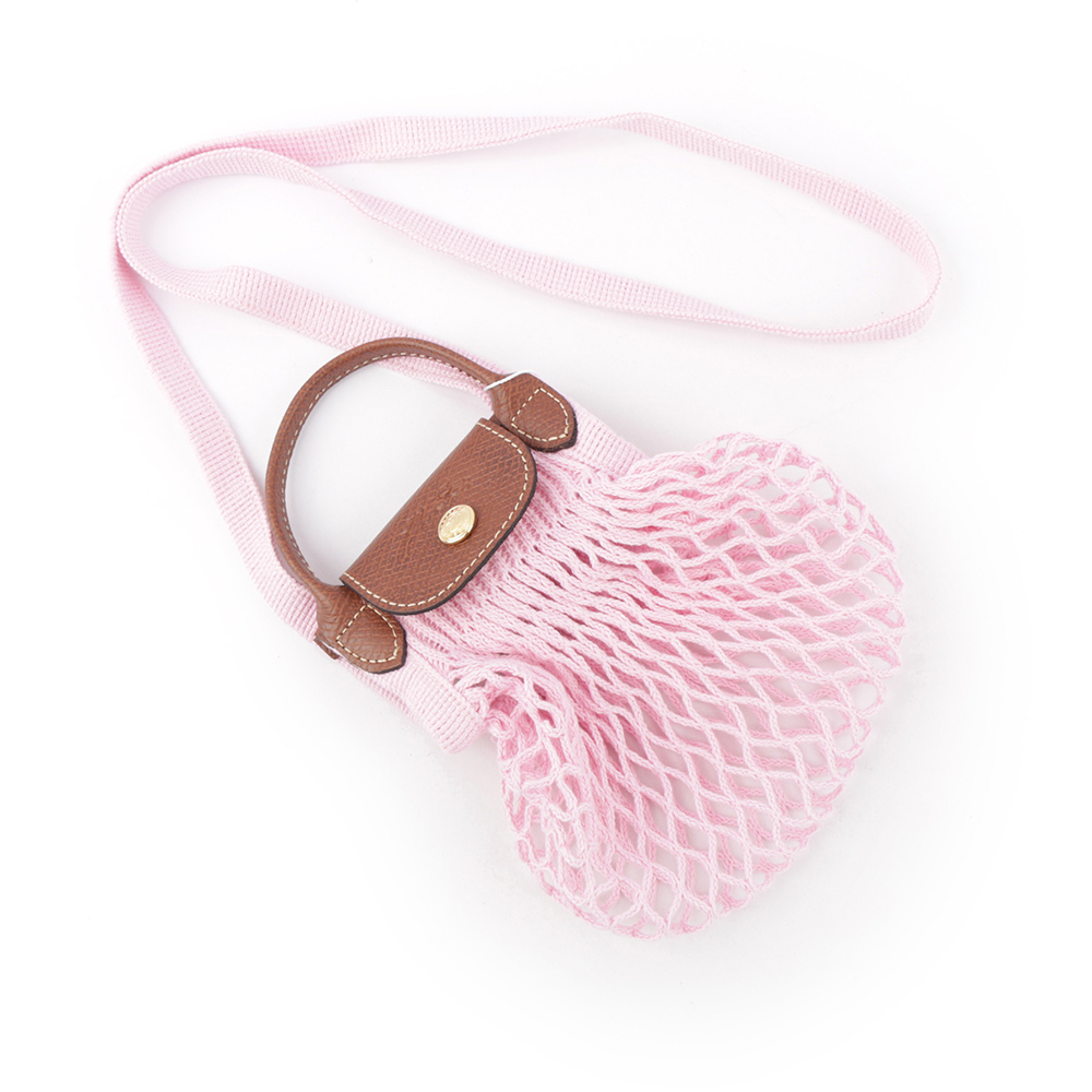 【LONGCHAMP】XS號 LE PLIAGE FILET 二用漁網包(粉色) 10139 HVH 018