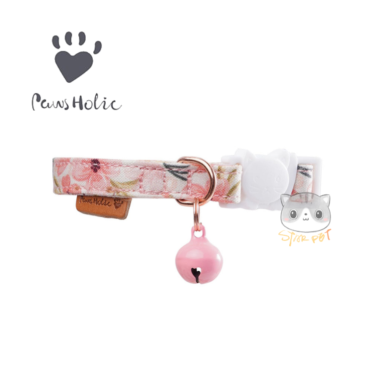 PawsHolic Cherry Blossom Cat Collar