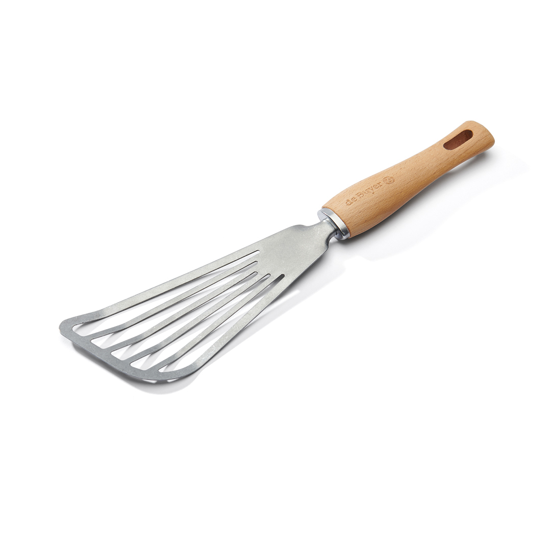 櫸木系列 l 復古風不鏽鋼彈性煎鏟