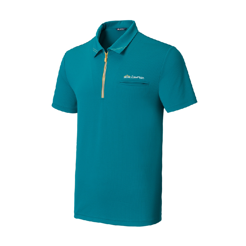 EasyMain 衣力美 SE22011 男快乾透氣短休閒衫 輕盈/吸汗/快乾 10EMS22011
