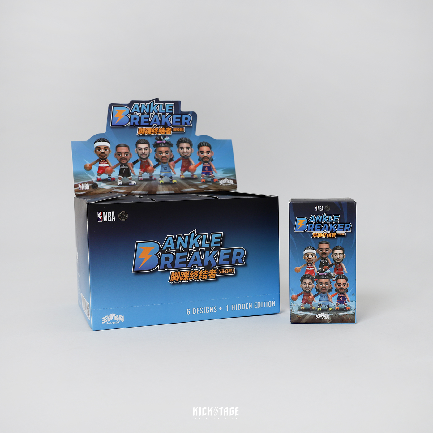 AcePlayer 王牌化身 盒抽公仔 腳踝終結者系列 KEVIN DURANT, JA MORANT, BRADLEY BEAL, ZACH LAVINE, DERRICK ROSE, DONOVAN MITCHELL, KYRIE IRVING【APNBA-AB01D】JA1