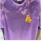[S] MLB LIKE BACK LOGO OVERFIT SHORT SLEEVE T-SHIRT LA DODGERS,PURPLE, 3ATSL1023K0001-07PPN (SMLB251)