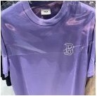 [S] MLB CREW NECK MONOGRAM UNISEX STREET STYLE COTTON SHORT SLEEVE T-SHIRT,LAVENDER, 3ATSB0433GP002-43LDD (SMLB254)