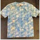 [S] MLB KID'S MONOGRAM STREET STYLE GIRL TOPS,D.TURQUOISE, 7ATSM0433GP001-50TQD (SMLB255)
