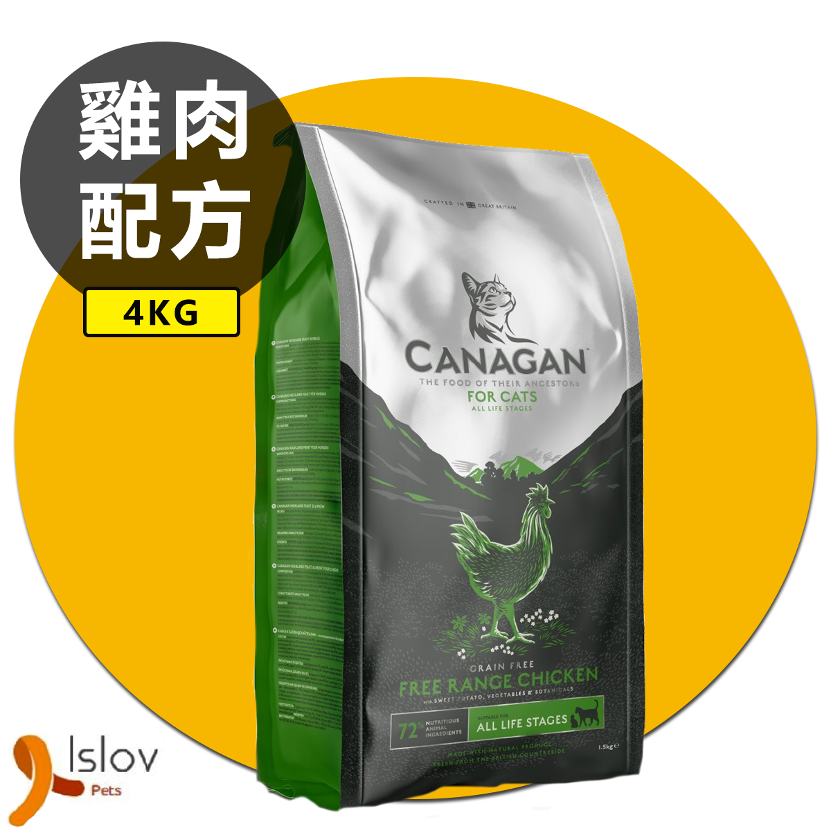 CANAGAN - 原之選 無穀物走地雞貓糧配方