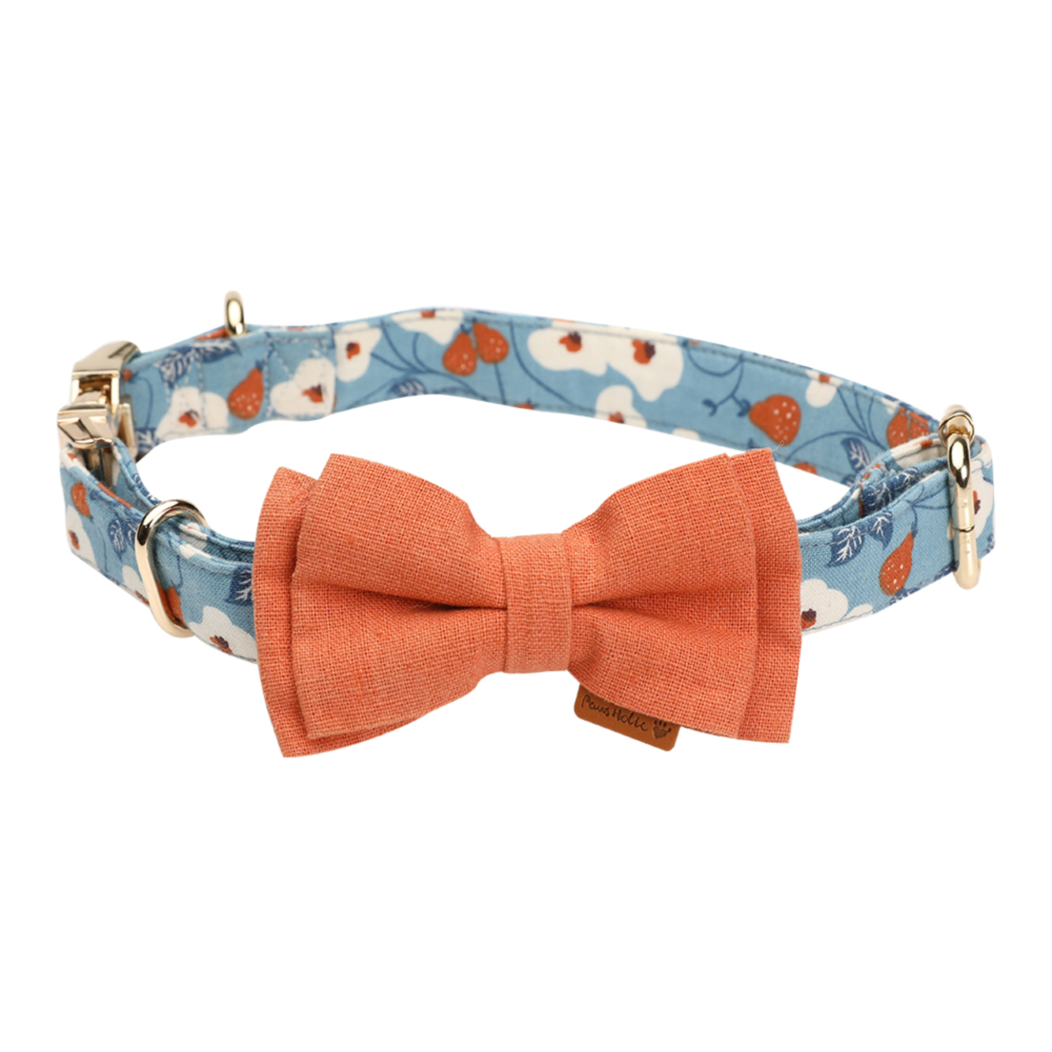 PawsHolic Sunny Sweet Pear Cotton Collar (S/M)