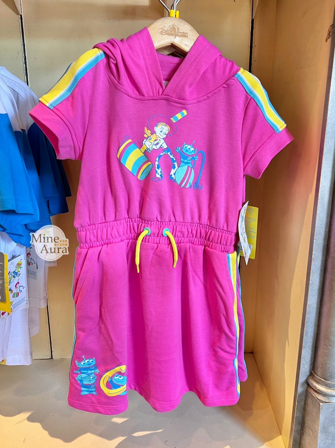 翠絲 Jessie 三眼怪 Alien 彩繪圖案 兒童 連帽 洋裝 玩具總動員 Toy Story -香港迪士尼樂園