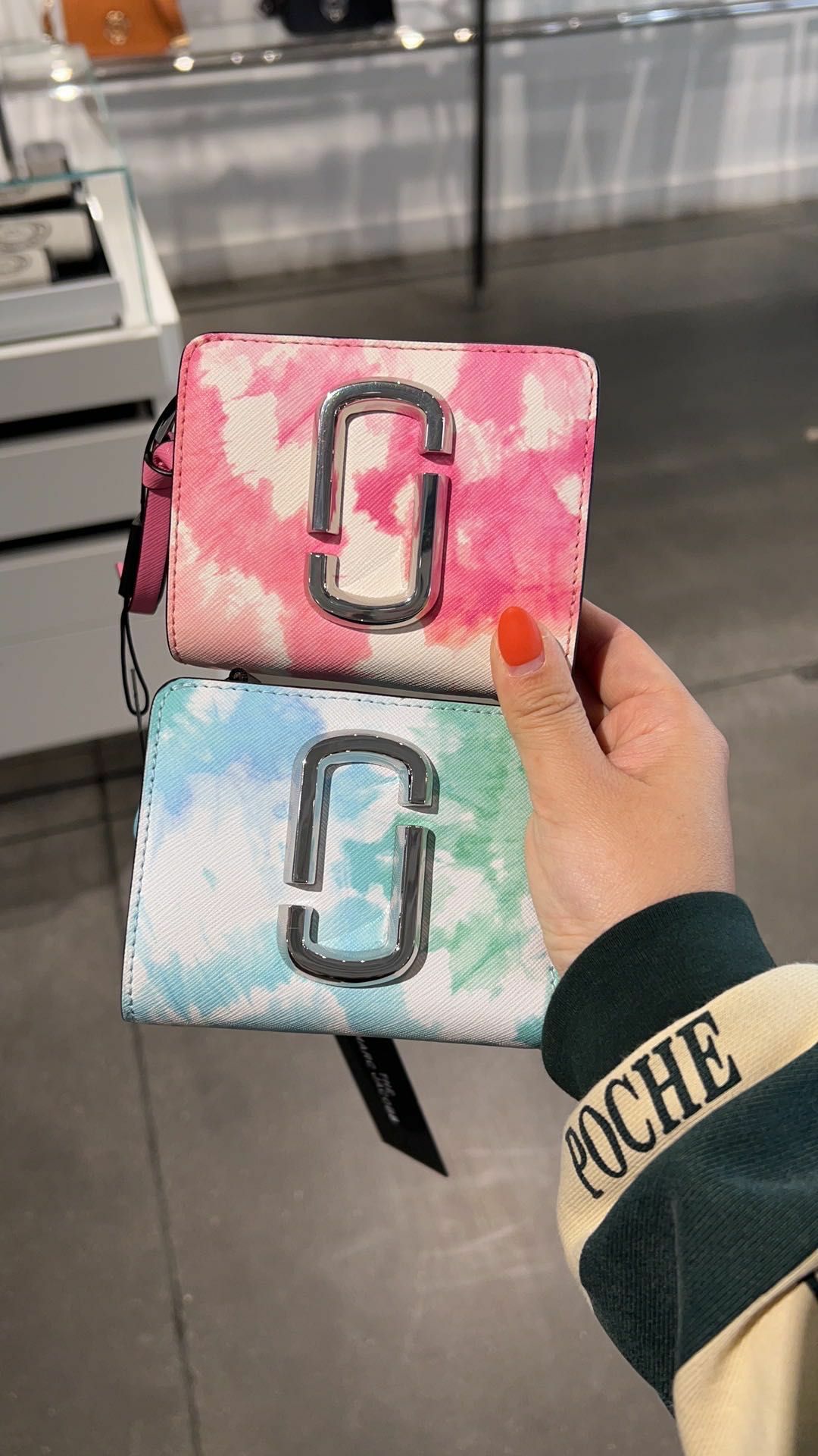 【預購】Marc Jacobs Z21410 扎染款兩摺銀包