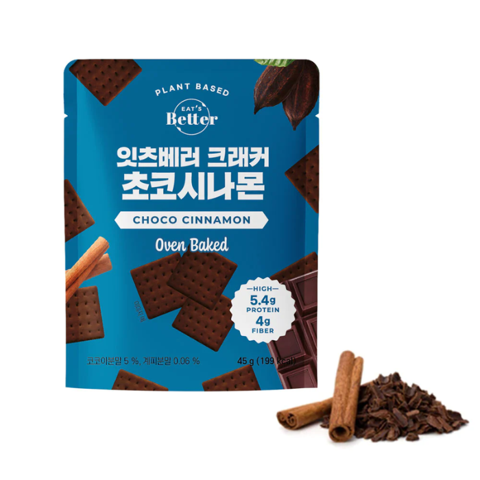 EAT'S Better 全素高蛋白質脆餅 - 朱古力肉桂（45G）（59803）