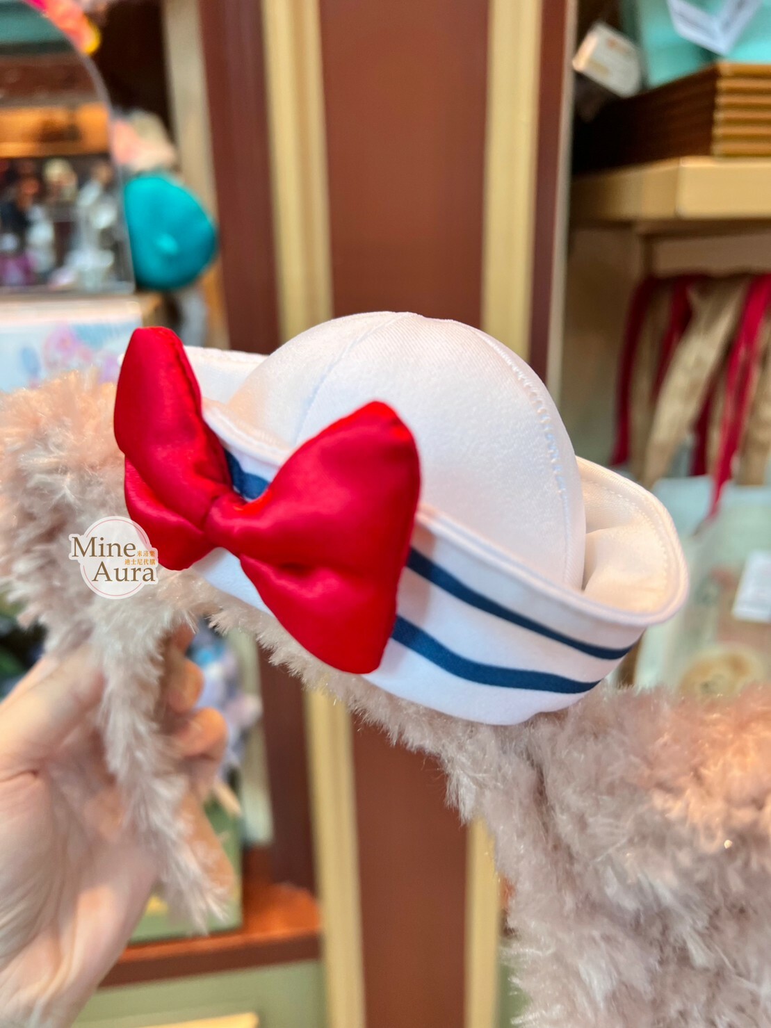 雪莉玫 ShellieMay 水手服造型 絨毛 造型 髮圈 髮箍 -香港迪士尼樂園