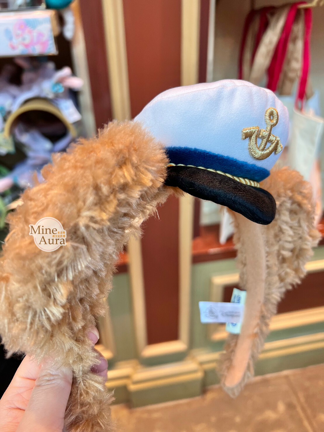 達菲 Duffy 水手服造型 絨毛 造型 髮圈 髮箍 -香港迪士尼樂園