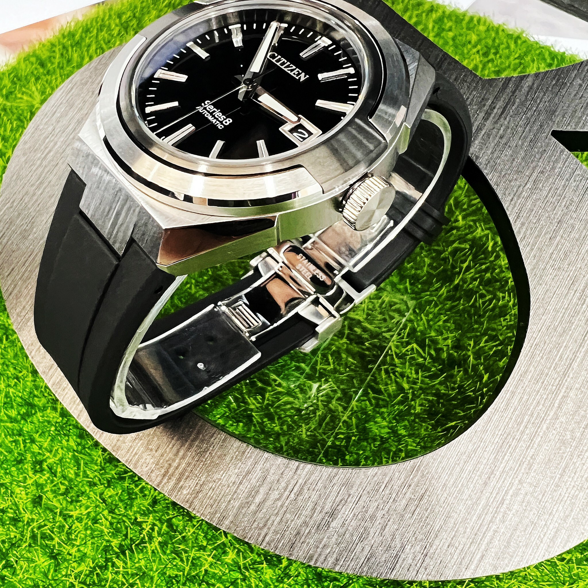 【CITIZEN 星辰】Series 8系列 運動商務腕錶 NA1004-10E 40.8mm 現代鐘錶